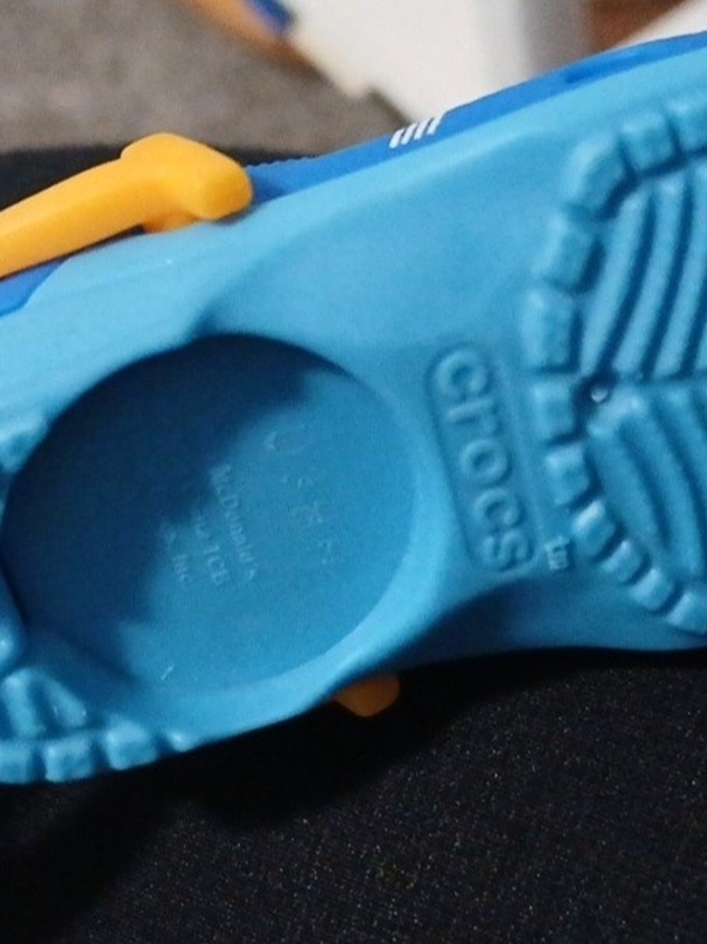 Mcdonalds Mini Croc Keychain Collectible